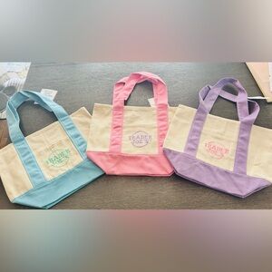 Pink, Purple, Blue Tote Bag - Small Everyday Shopper
